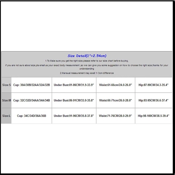 Sexy Strap 2-pcs Lace Bikini Swimsuit Size Medium - Picture 4 of 5